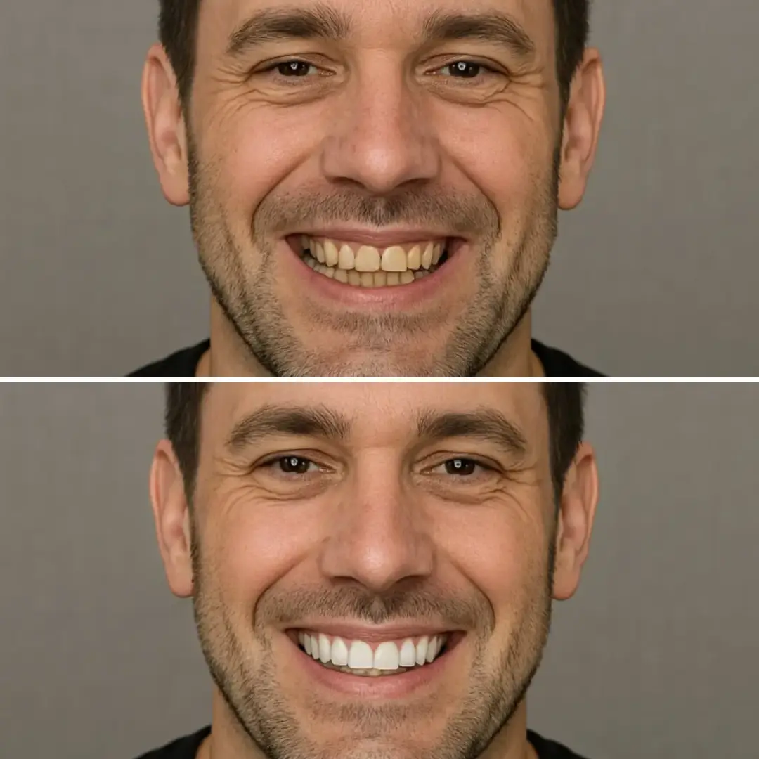 Antes e depois - Nour Odontologia